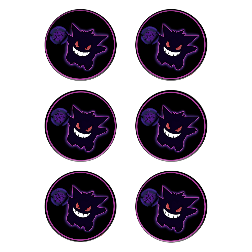 Pokémon Creative Design, Round Ceramic Coaster (Combination Set)