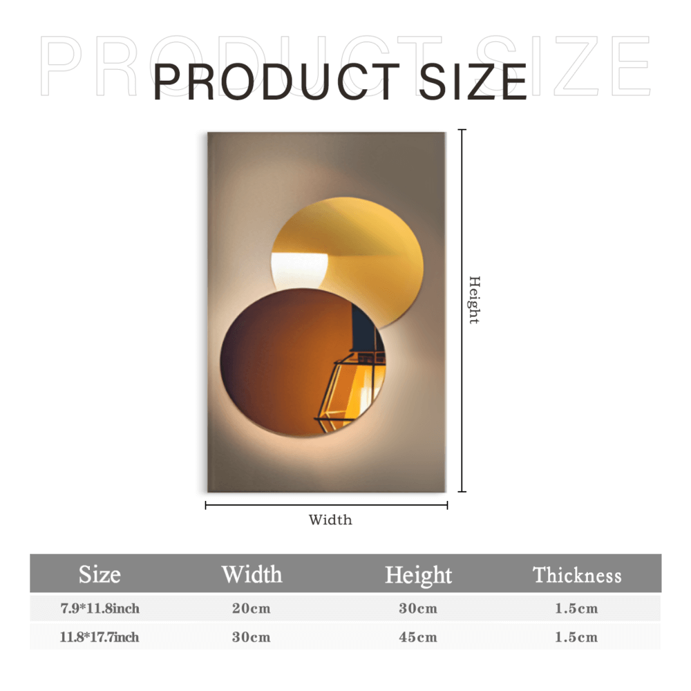 Modern Light Luxury Decorative Pattern, Triple Frameless Canvas Painting