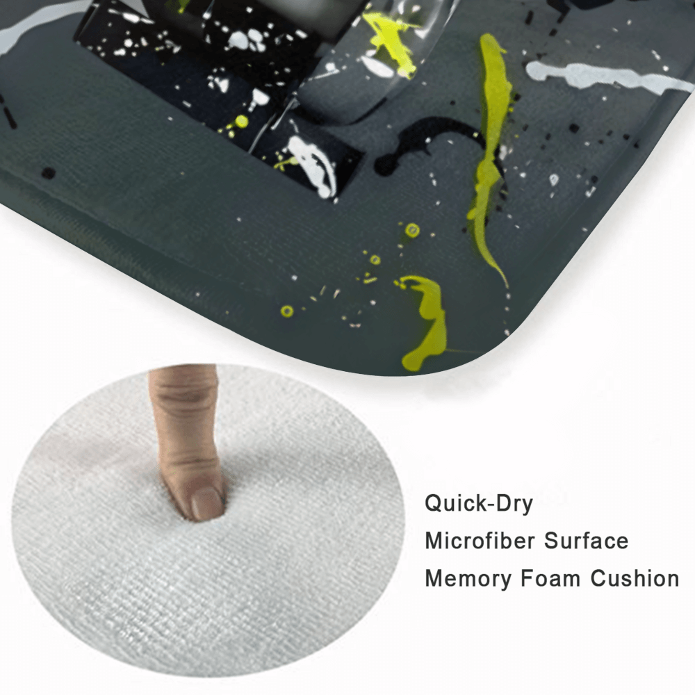 Car Creative Pattern, Rectangular Non-Slip Soft And Comfortable Floormat