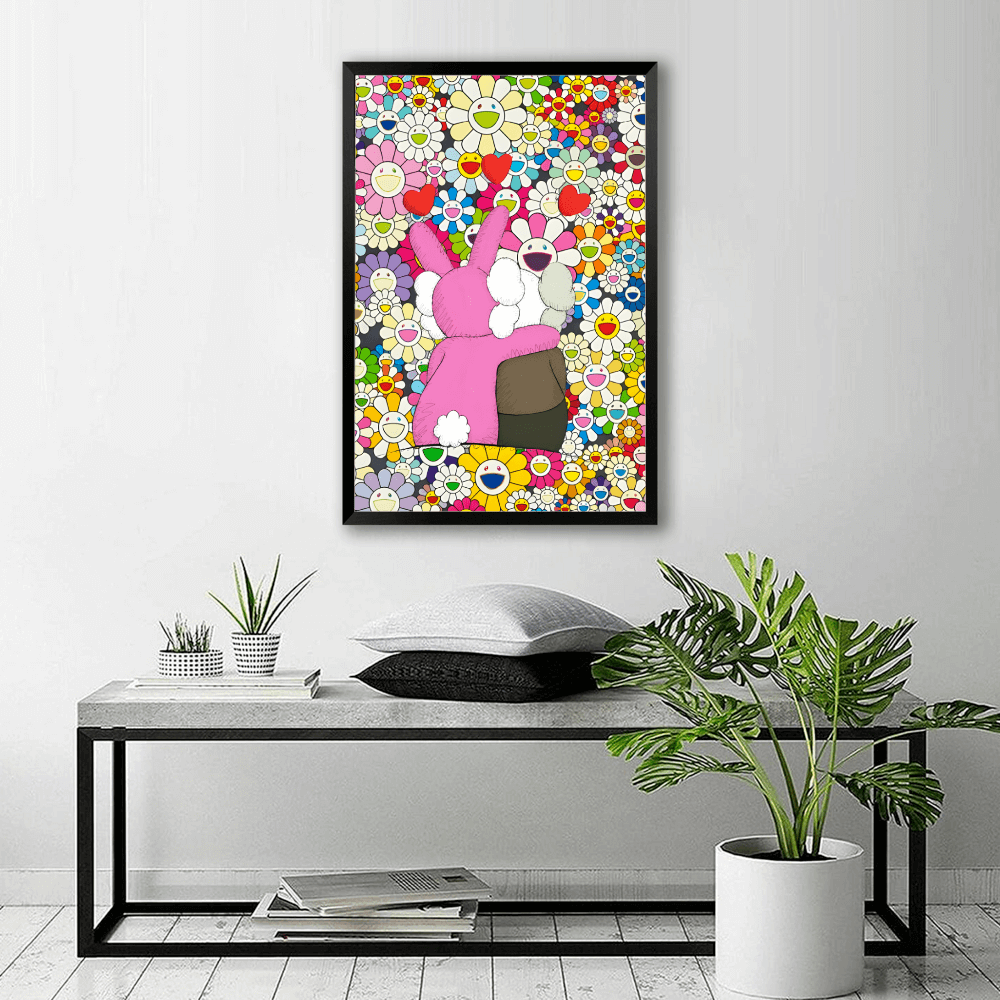 Sunflower Fashion Brand,Vertical Framed Simple Decorative Canvas Painting