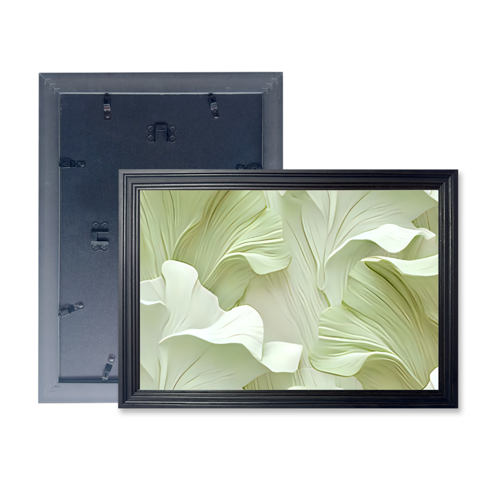 Flower Creative Pattern, Horizontal Framed Simple Decorative Canvas Painting