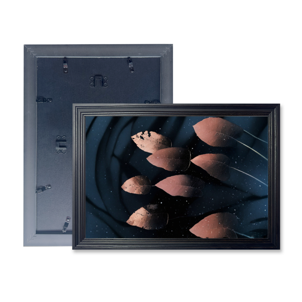 Dark Flower Creative Design,Horizontal Framed Simple Decorative Canvas Painting