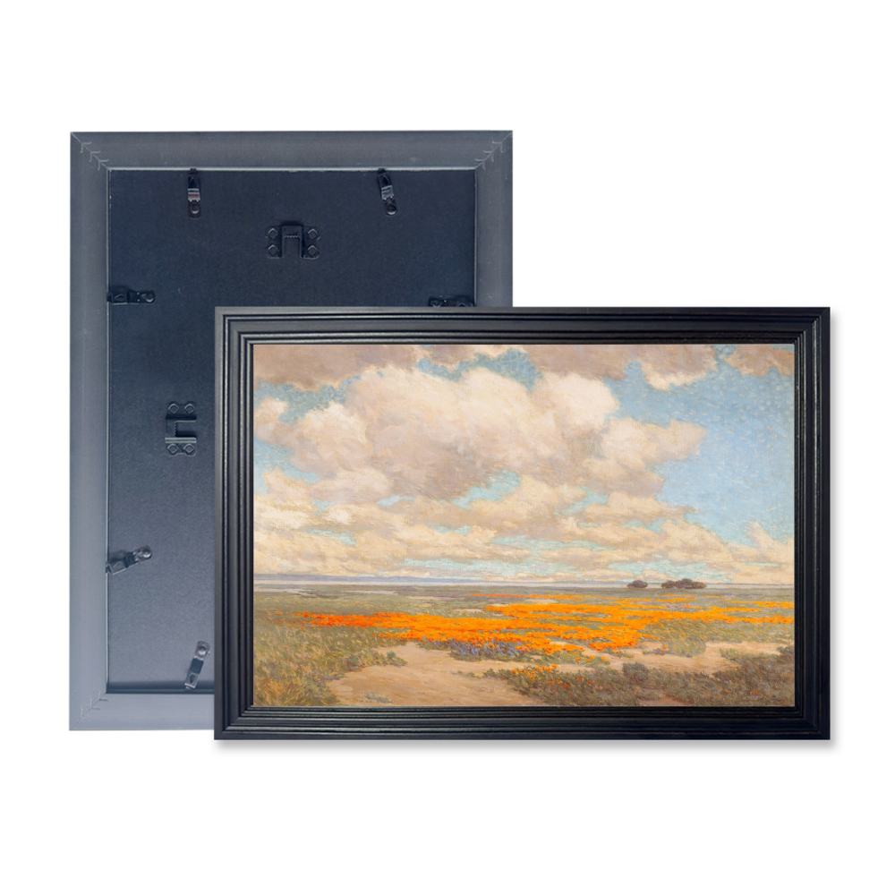 Illustration Landscape Creative,Horizontal Framed Simple Decorative Canvas Painting