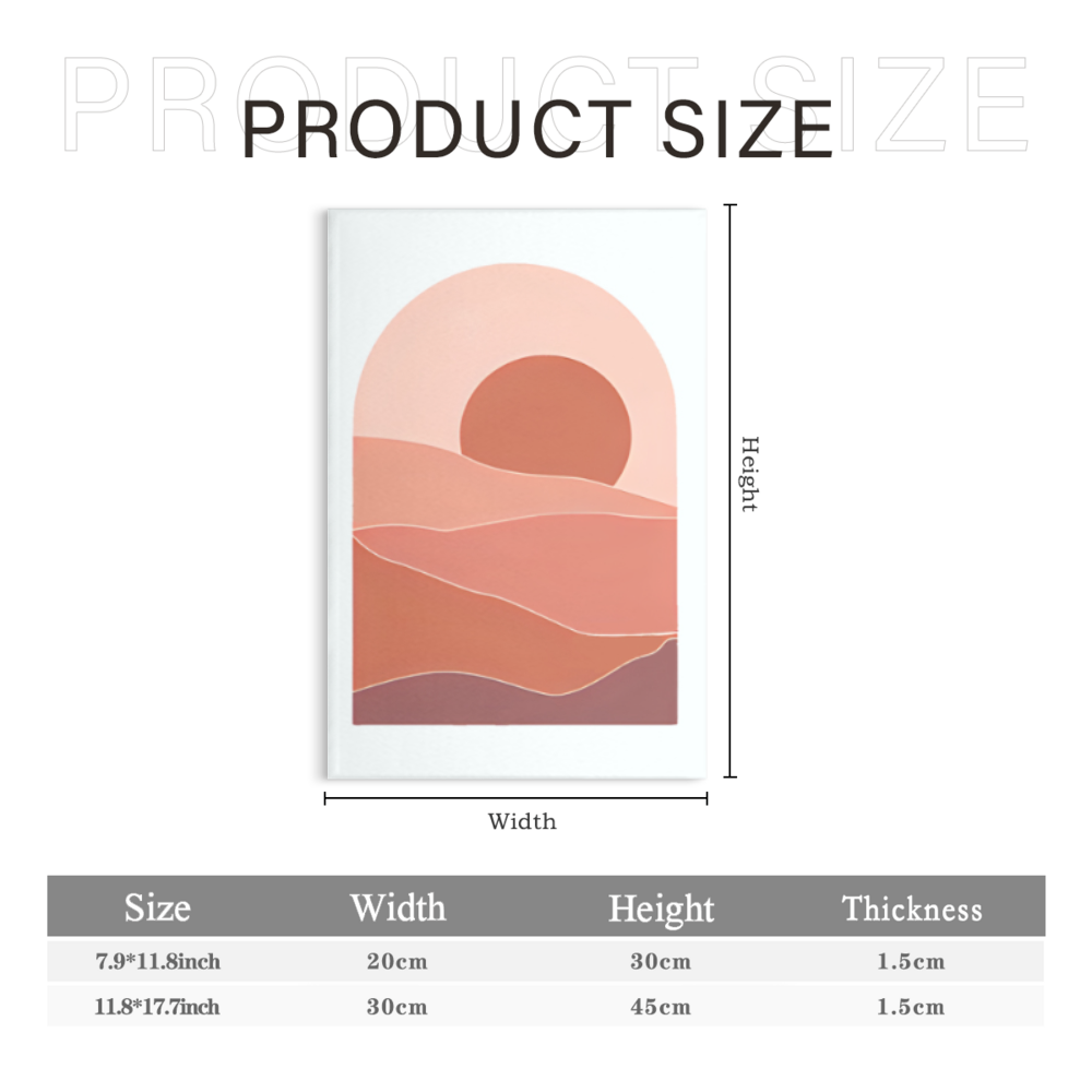 Landscape Creativity,Triple Frameless Canvas Painting