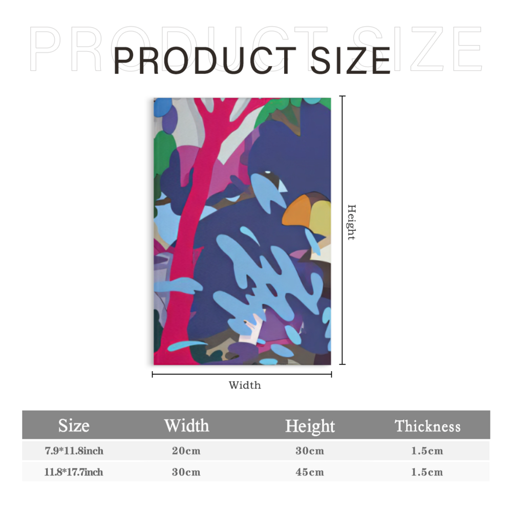 Creative Graffiti Pattern Design,Triple Frameless Canvas Painting