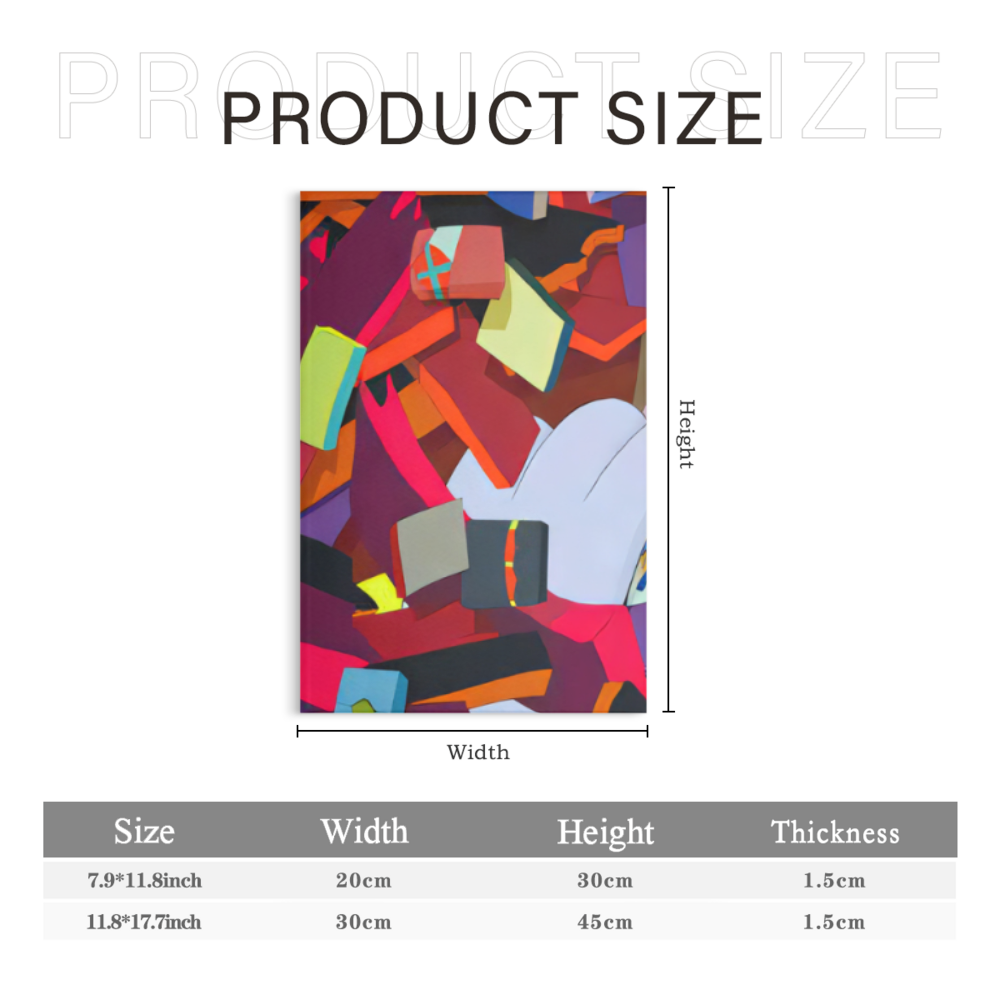 Abstract Graffiti Pattern Design,Triple Frameless Canvas Painting