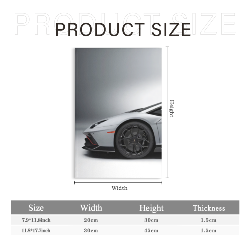 Bear Car Creative Design,Triple Frameless Canvas Painting