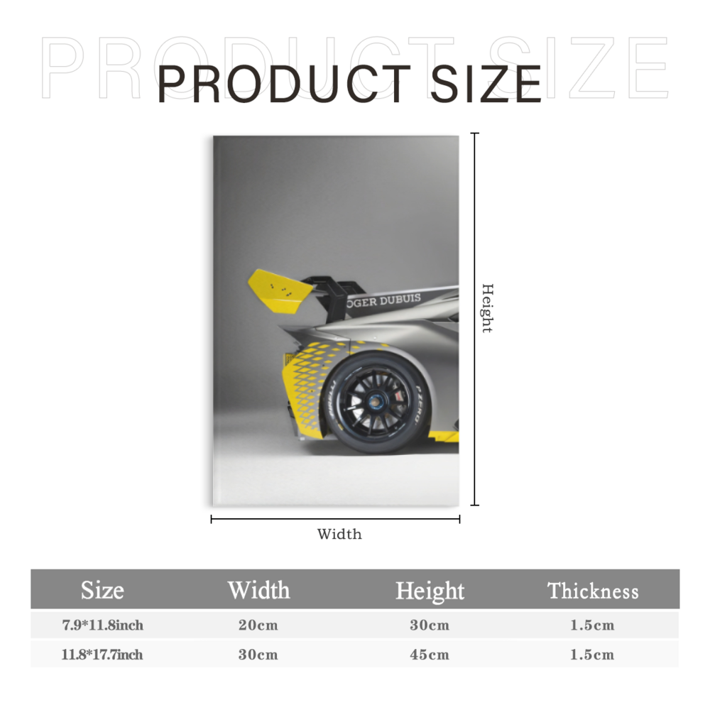 Yellow Violent Bear Car Creative Design,Triple Frameless Canvas Painting