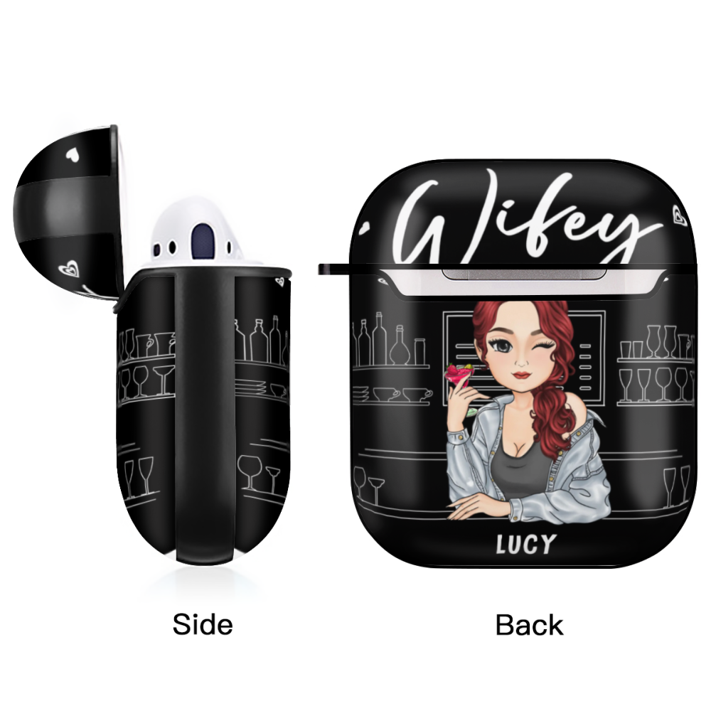Bar Couple-Personalized AirPods 2nd Generation Earphone Protective Case
