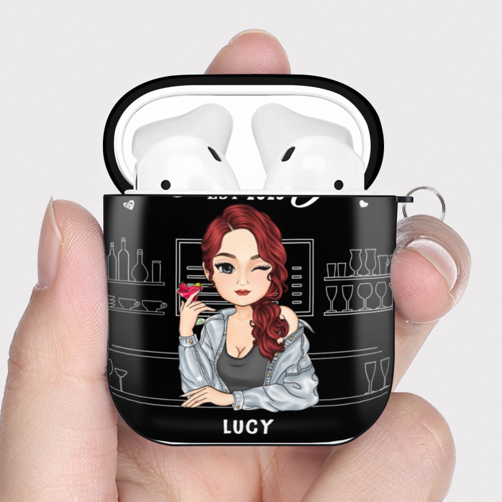 Bar Couple-Personalized AirPods 2nd Generation Earphone Protective Case