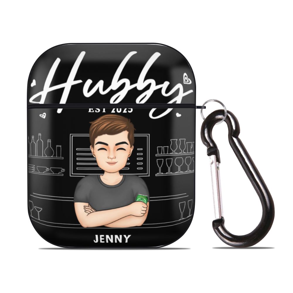 Bar Couple-Personalized AirPods 2nd Generation Earphone Protective Case