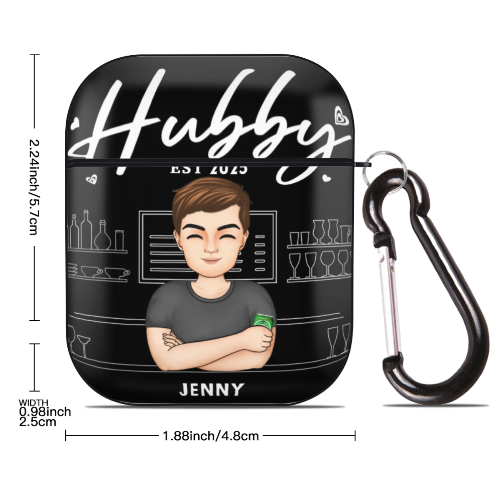 Bar Couple-Personalized AirPods 2nd Generation Earphone Protective Case