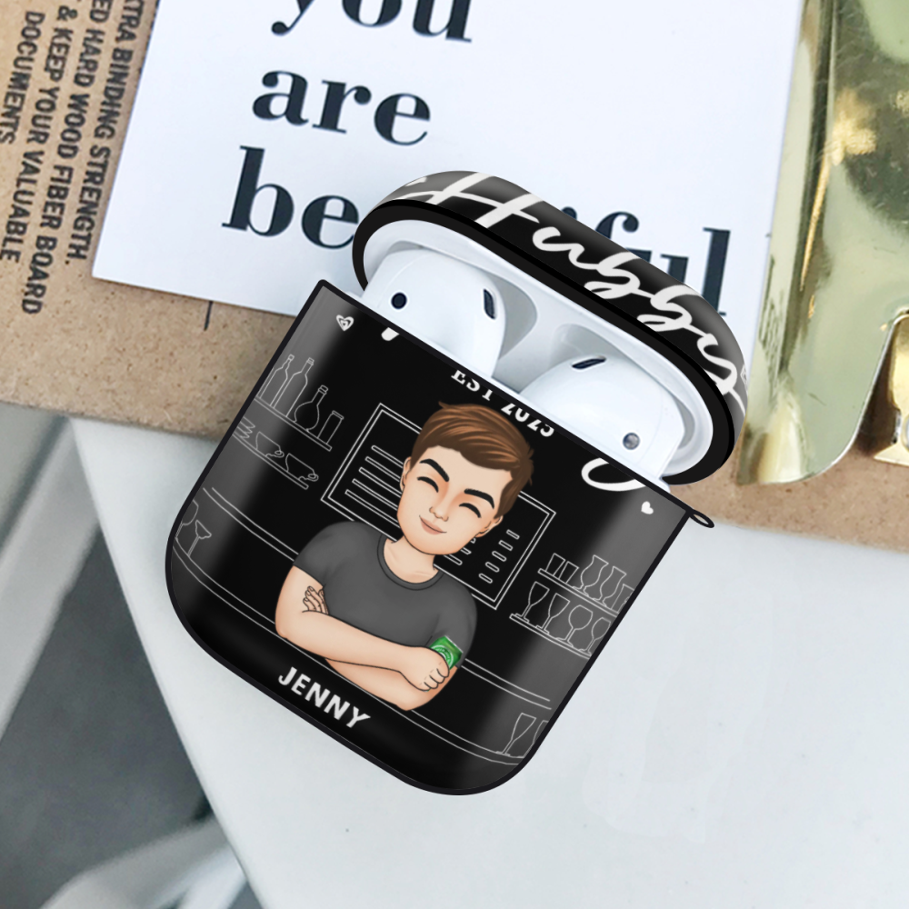 Bar Couple-Personalized AirPods 2nd Generation Earphone Protective Case