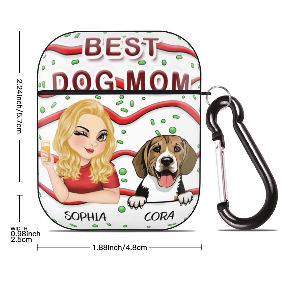 Dog Mom-Personalized AirPods 2nd Generation Headphones Protective Case