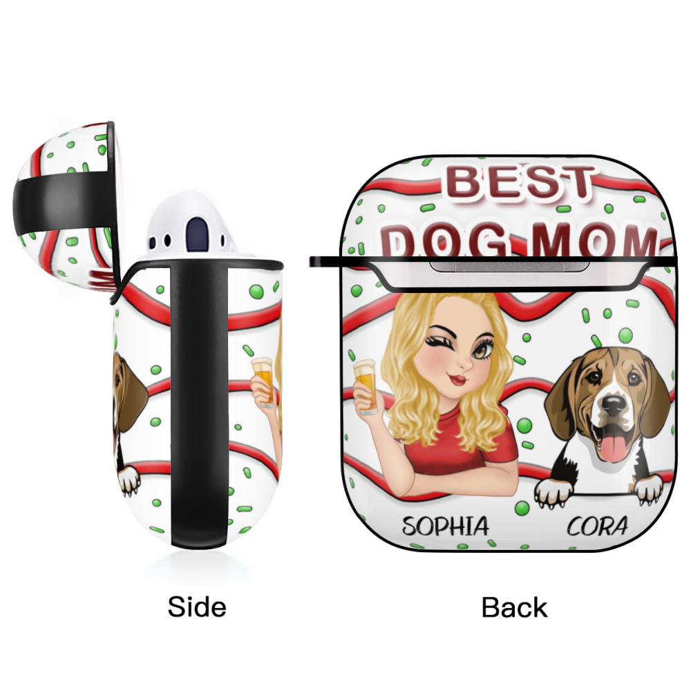 Dog Mom-Personalized AirPods 2nd Generation Headphones Protective Case