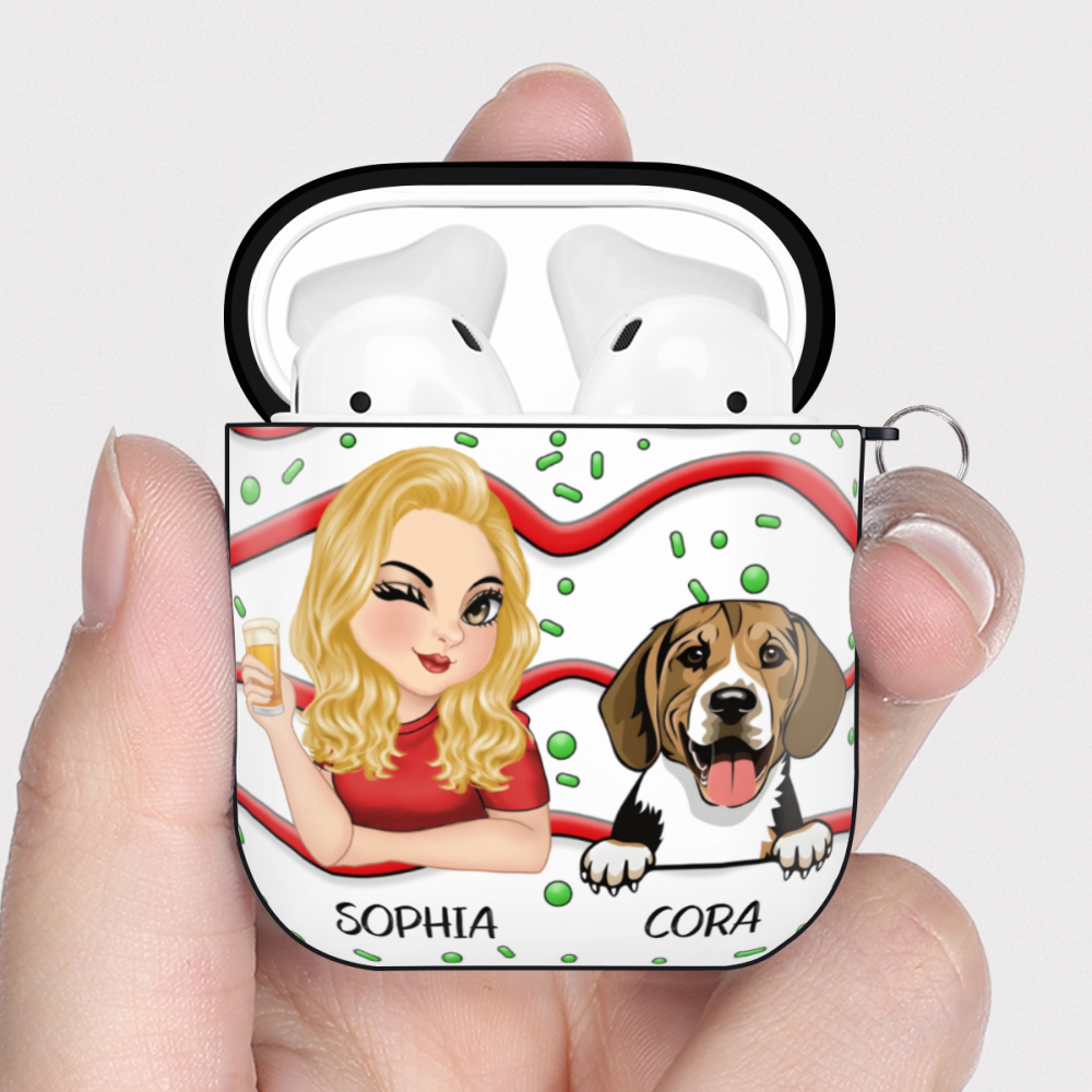 Dog Mom-Personalized AirPods 2nd Generation Headphones Protective Case