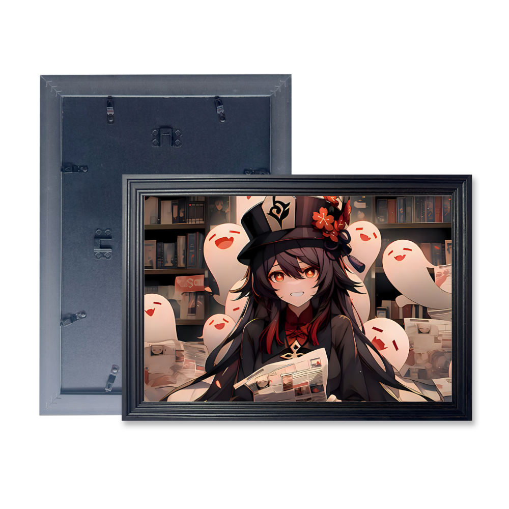 Cute Original Painting Creative Pattern,Horizontal Framed Simple Decorative Canvas Painting