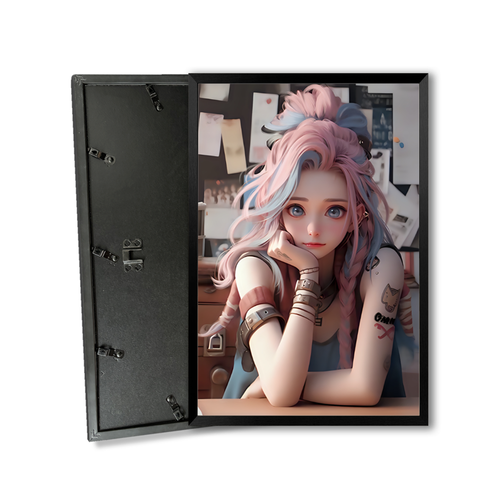 Game Character Creative Pattern,Vertical Framed Simple Decorative Canvas Painting