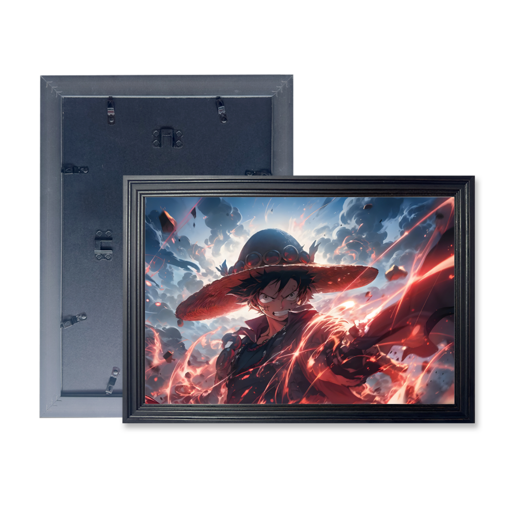 Creative Cartoon Characters Cool Pattern,Horizontal Framed Simple Decorative Canvas Painting