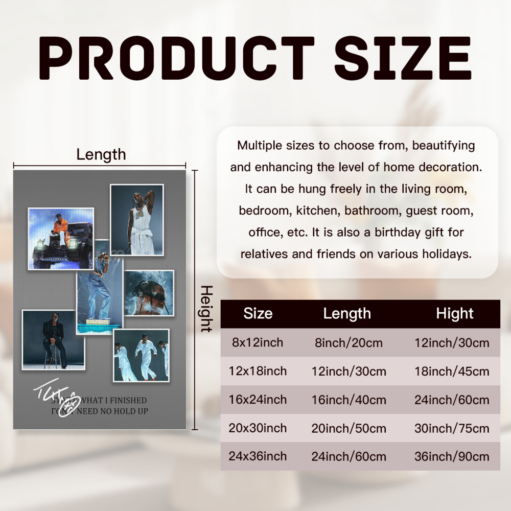 TS Album Poster Creative Pattern,Single  Frameless Canvas Painting.