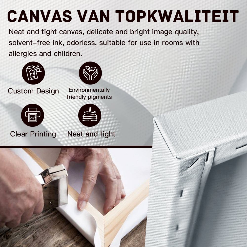 Trusting in The Lord Canvas Painting  Creative Pattern,Single  Frameless Canvas Painting.