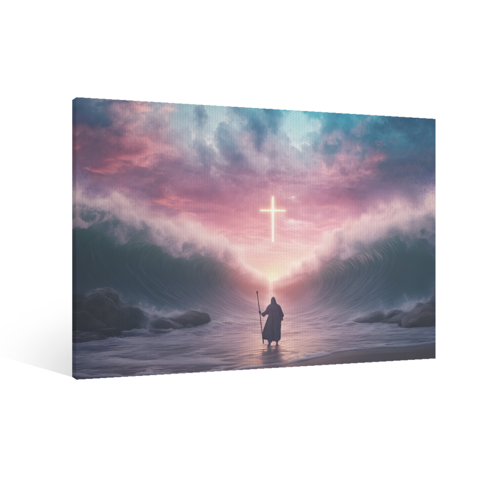 God's Bountiful Grace Creative Pattern,Single  Frameless Canvas Painting.