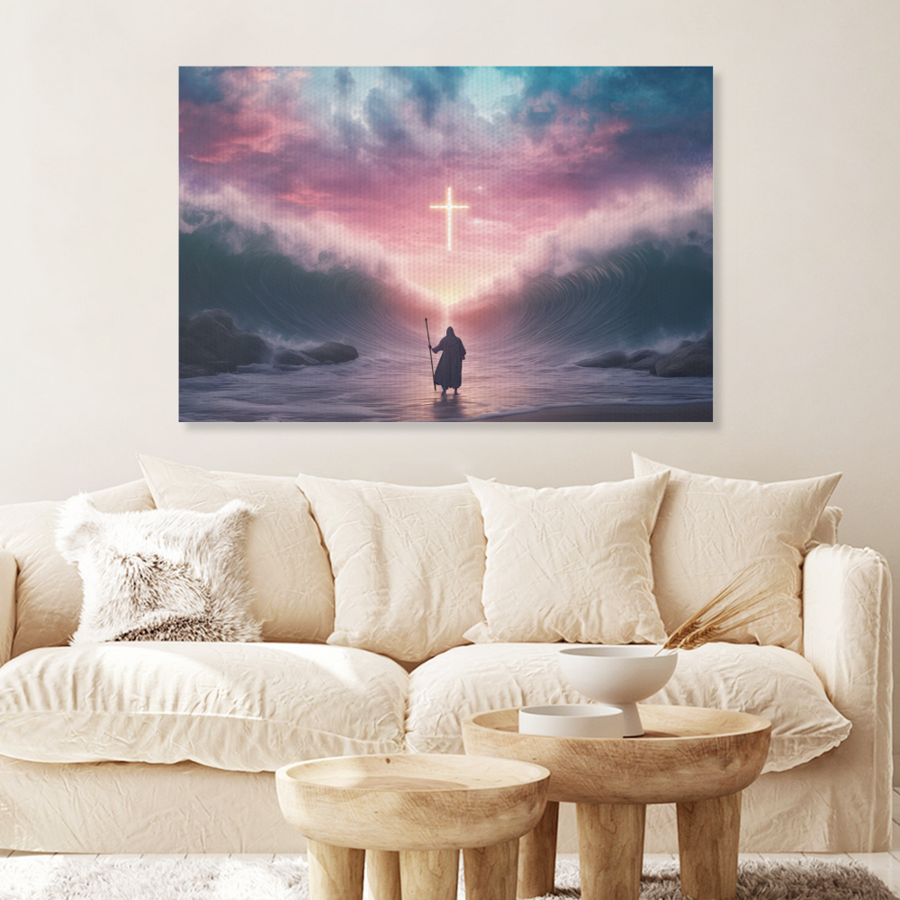 God's Bountiful Grace Creative Pattern,Single  Frameless Canvas Painting.