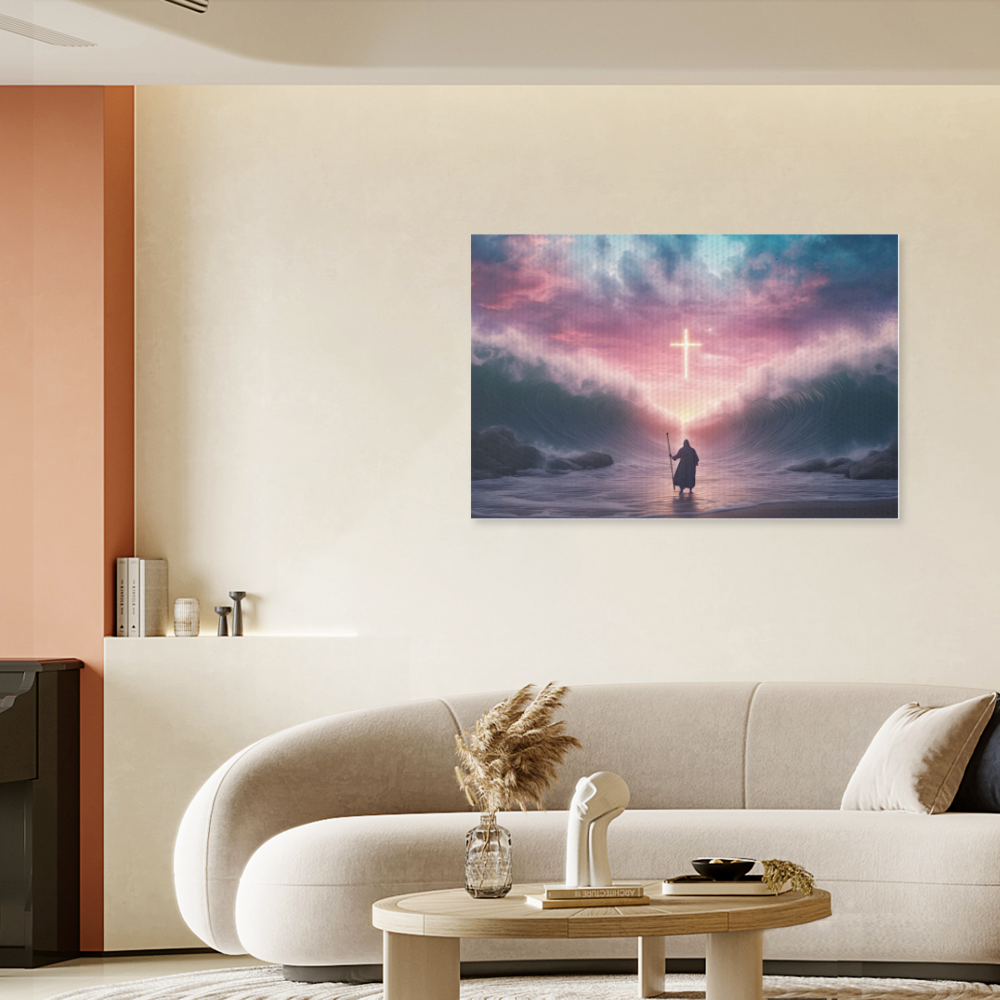 God's Bountiful Grace Creative Pattern,Single  Frameless Canvas Painting.