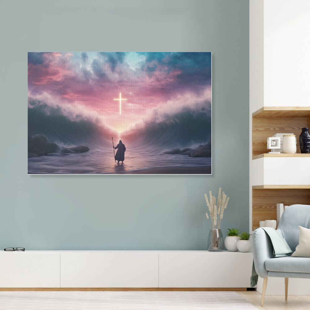 God's Bountiful Grace Creative Pattern,Single  Frameless Canvas Painting.