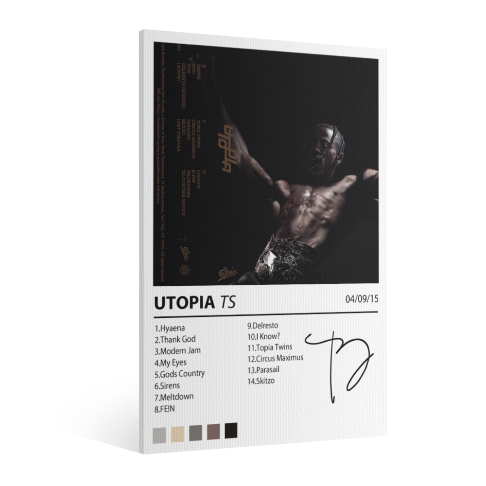 TS Poster Cover  Design,Triple Frameless Canvas Painting