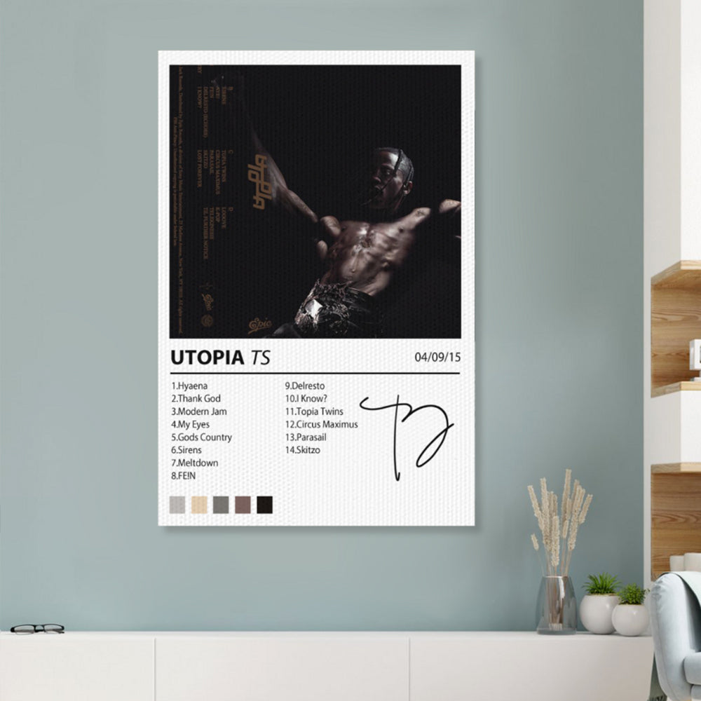 TS Poster Cover  Design,Triple Frameless Canvas Painting