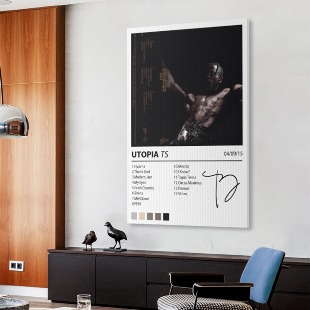 TS Poster Cover  Design,Triple Frameless Canvas Painting