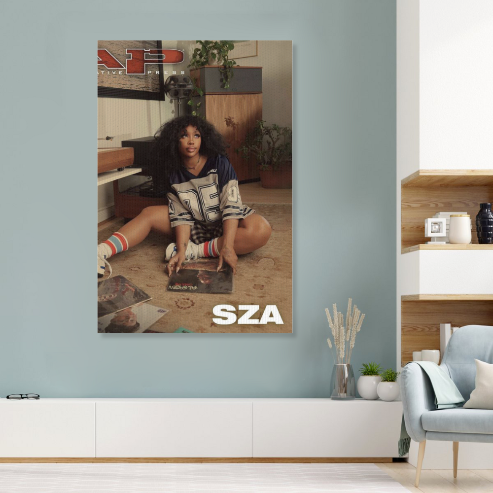 ArtÉlan Poster Cover  Design,Triple Frameless Canvas Painting