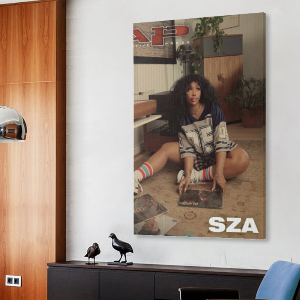 ArtÉlan Poster Cover  Design,Triple Frameless Canvas Painting