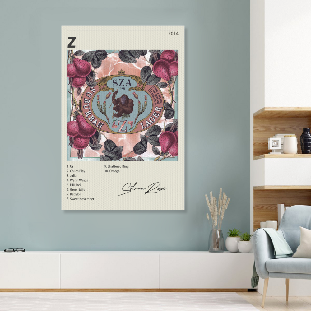 ArtÉlan Poster Cover  Design,Triple Frameless Canvas Painting