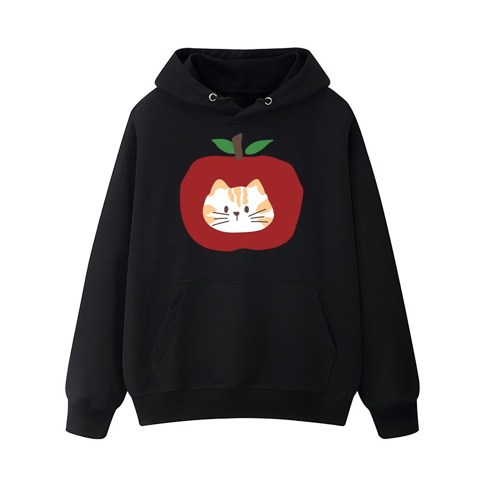 Apple Cat Cute Creative Graphic T-Shirts, Hoodies, Sweatshirts