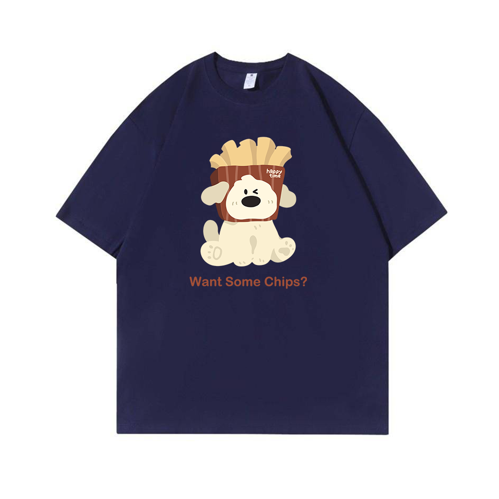 French Fries Puppy Creative Pattern T-Shirts, Hoodies, Sweatshirts