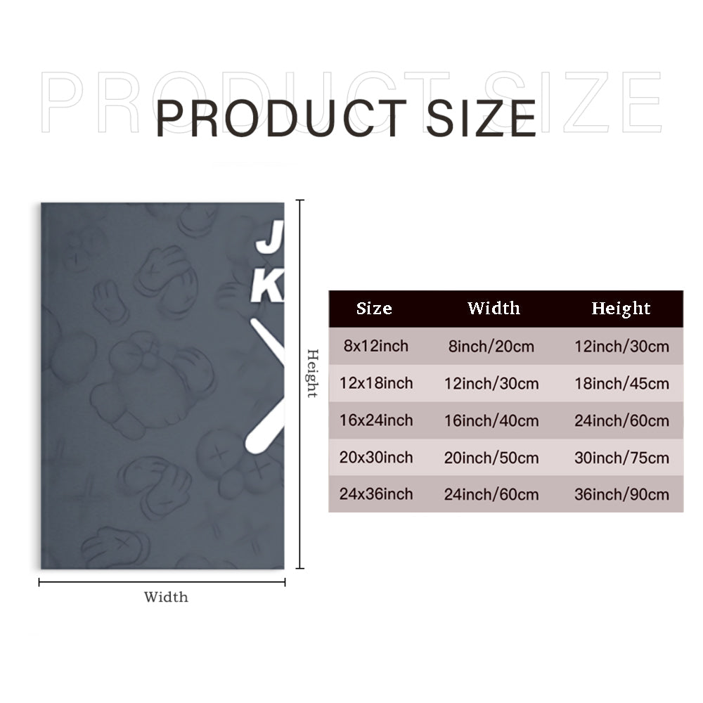 Bear Covering Face Funny Creative,Triple Frameless Canvas Painting