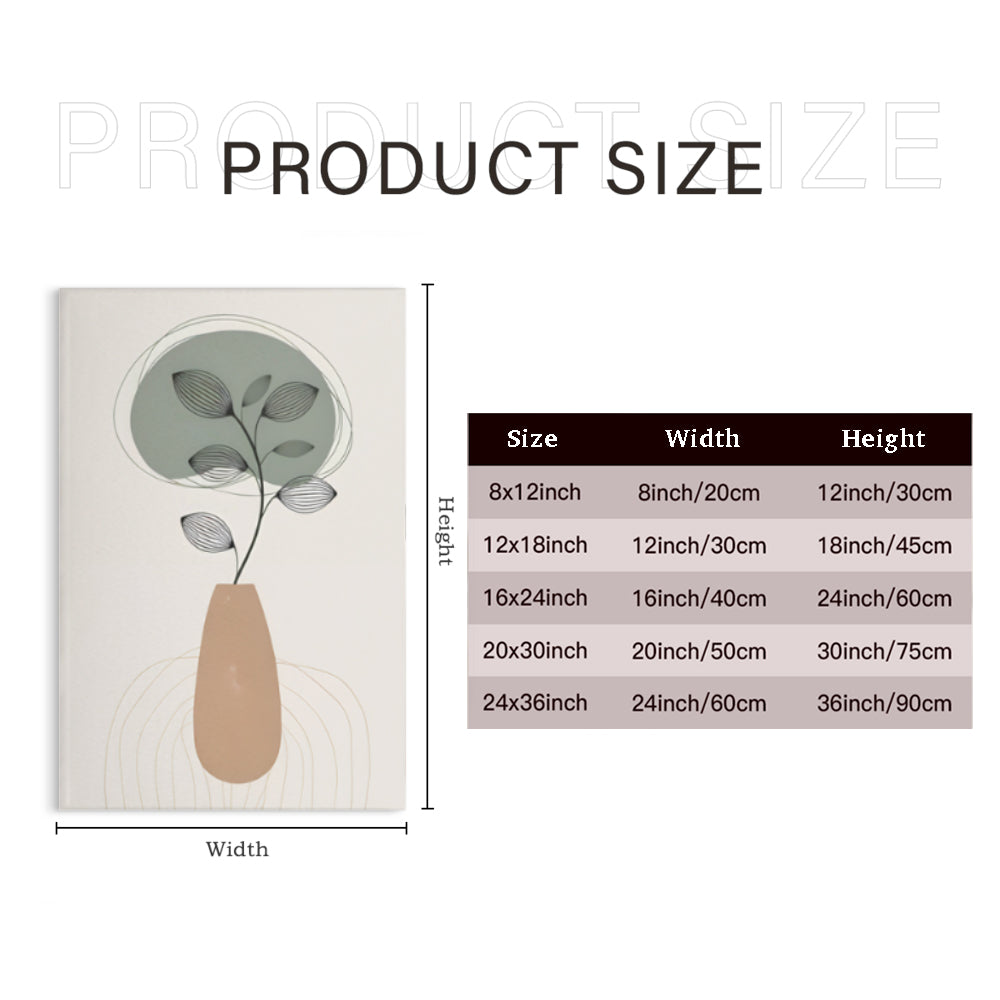 Bohemian Style Abstract Painting,Triple Frameless Canvas Painting