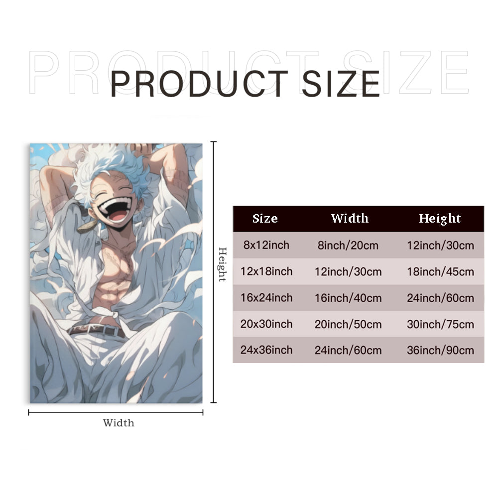 Fantasy Hot-Blooded Boy Creative Pattern,Triple Frameless Canvas Painting