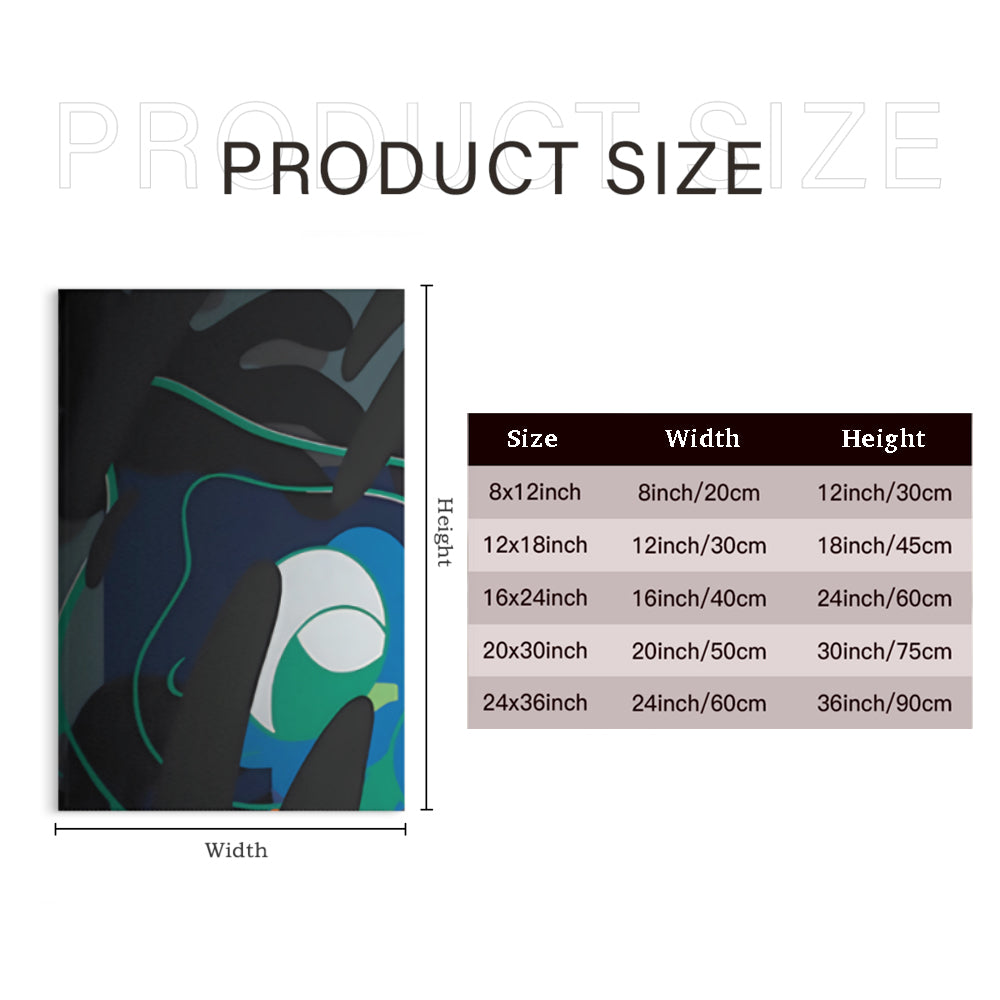 Colorful Bear Funny Creative,Triple Frameless Canvas Painting