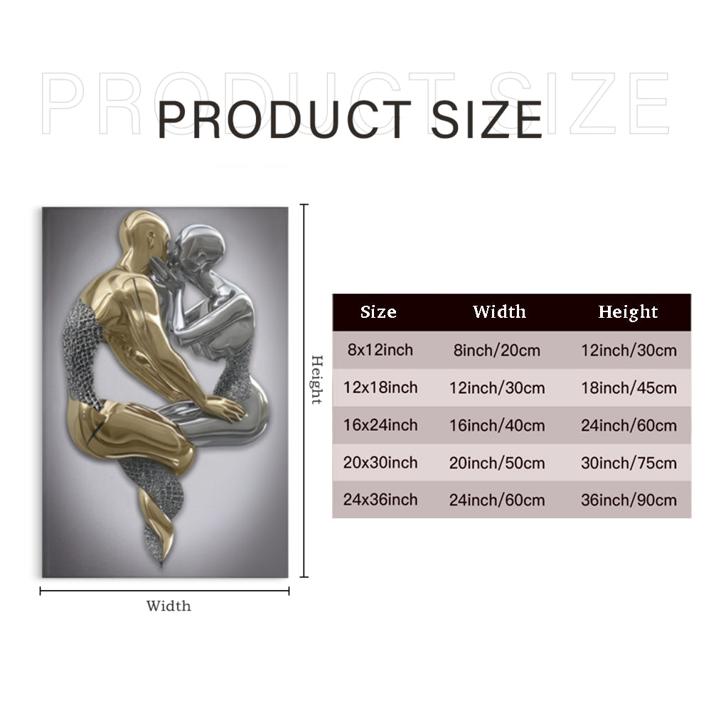 Abstract Creative Design,Triple Frameless Canvas Painting