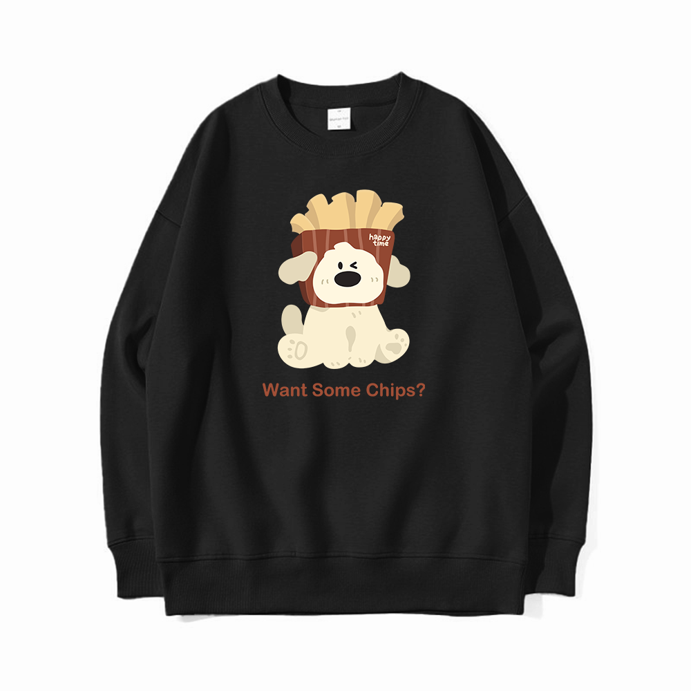 French Fries Puppy Creative Pattern T-Shirts, Hoodies, Sweatshirts