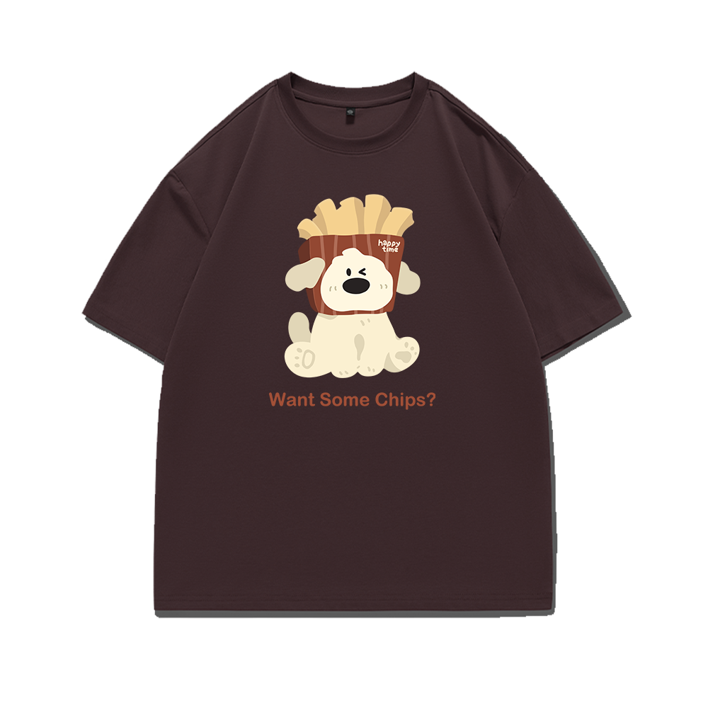 French Fries Puppy Creative Pattern T-Shirts, Hoodies, Sweatshirts