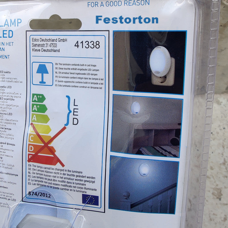 Festorton LED Night Light Plug in, Modern Night Lights Plug into Wall, Dusk to Dawn Sensor