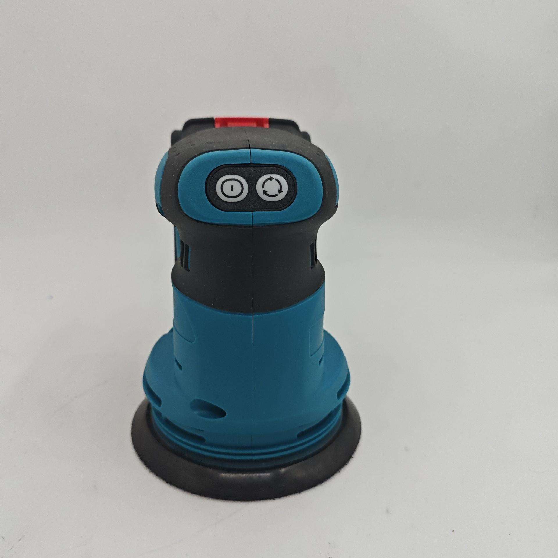 Mattily Random Orbit Sander, 5'' Cordless Orbital Sander, Brushless Palm Sander Fit for Makita 18V Battery & Others, 6 Speed Max. 24000RPM, Hook & Loop, Dust Collector
