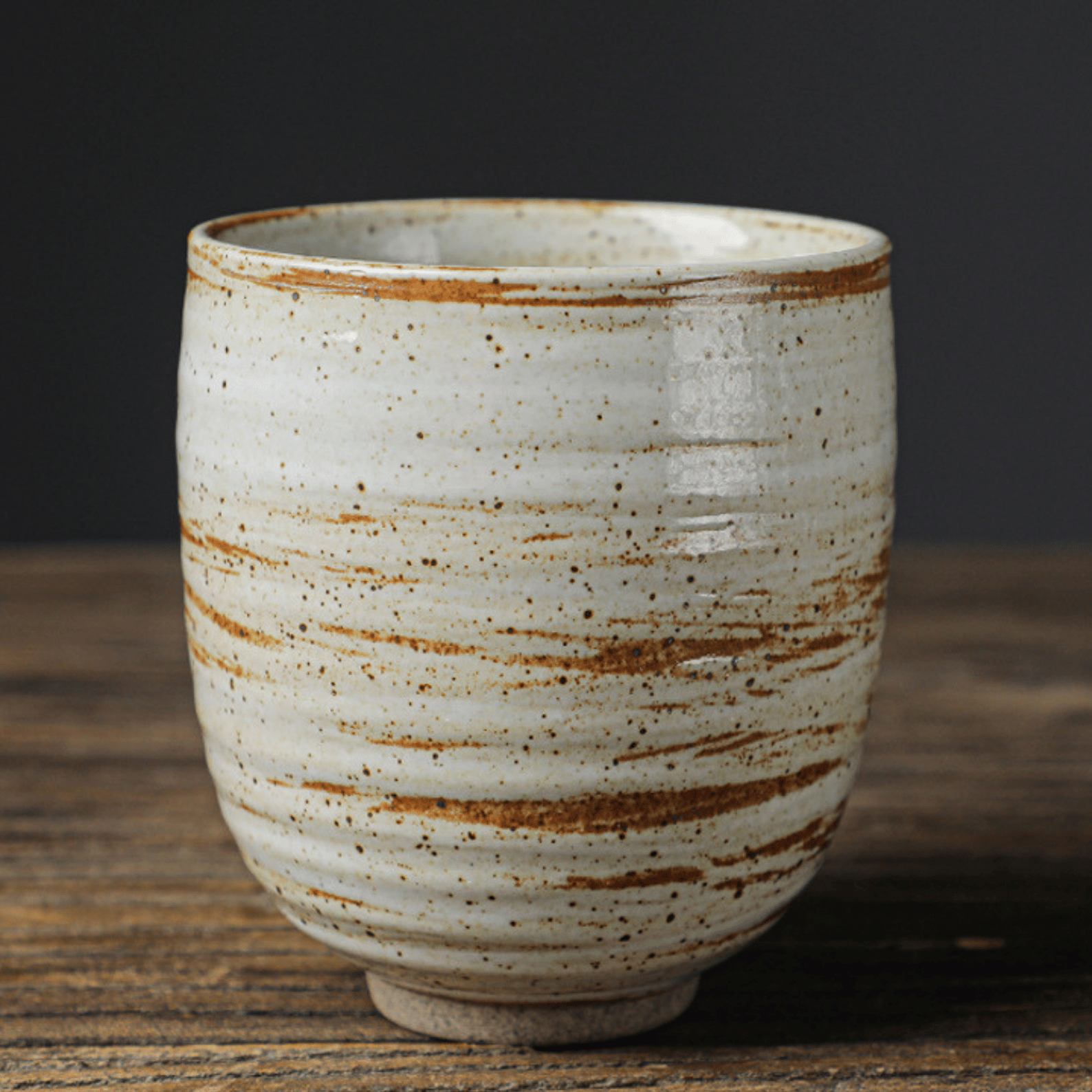 Handcrafted Rustic Pottery Coffee Cups – Japanese Style Ceramic Mugs for Tea & Coffee, Vintage Glazed Finish