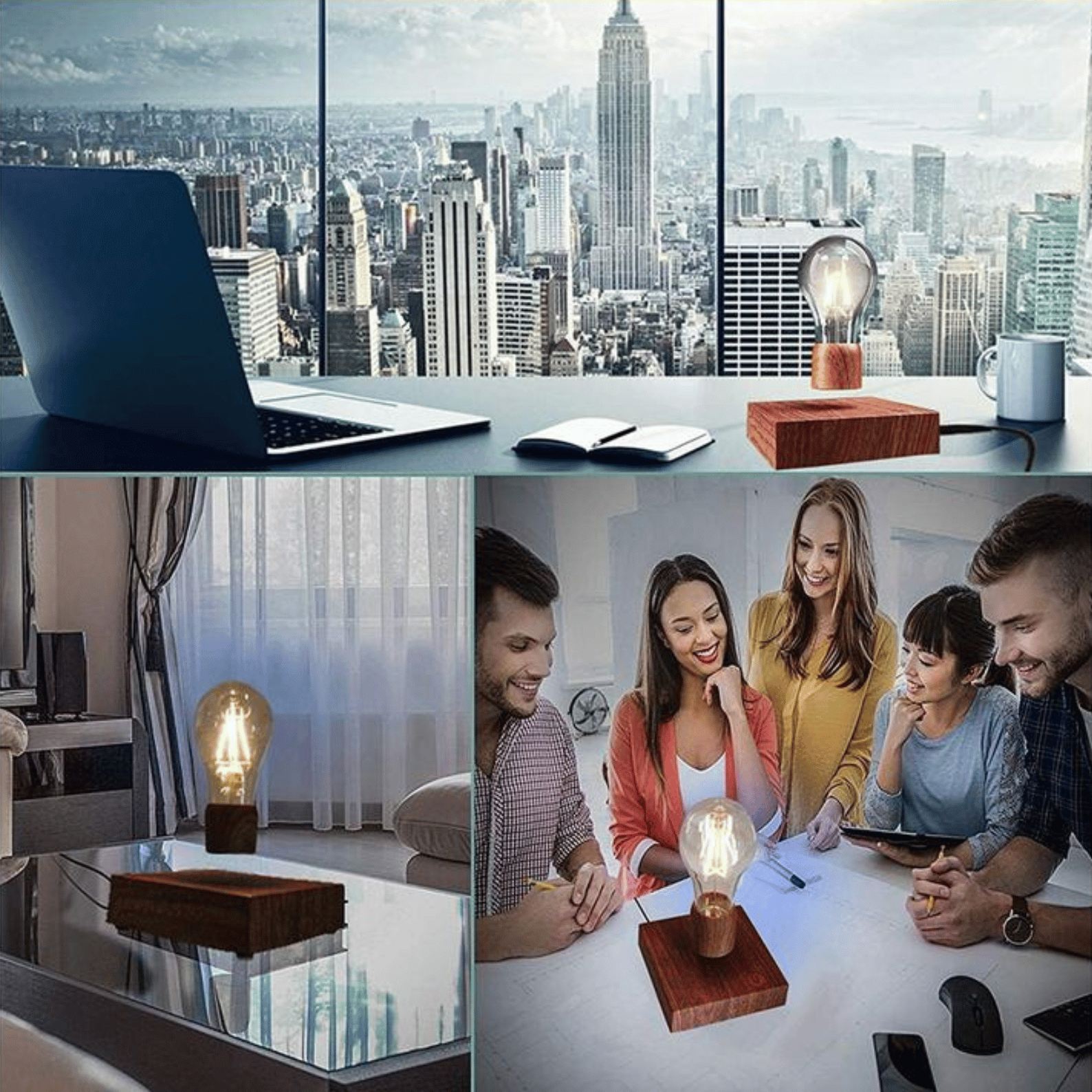 Magnetic Levitating LED Lamp - Wireless, Eco-Friendly & Silent Energy-Saver