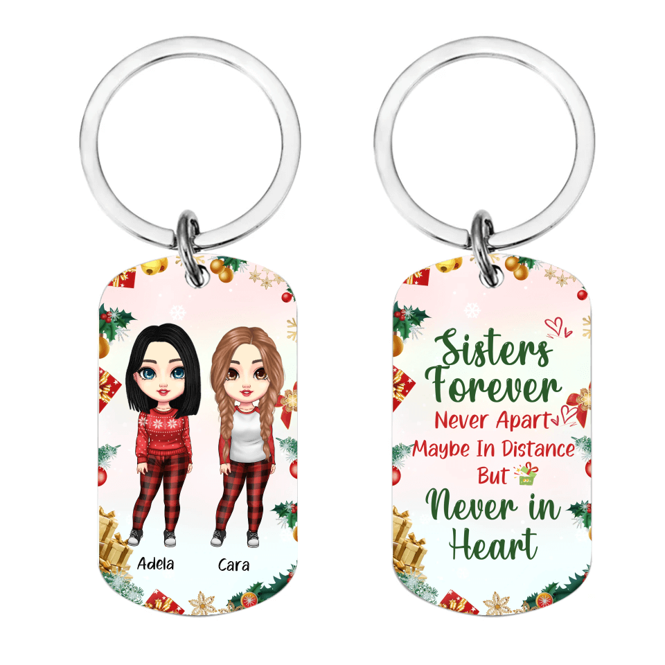 Being My Friend Is Really The Only Gift You Need - Christmas Personalized Keychain - Best Gift For Friends, Besties, Sisters