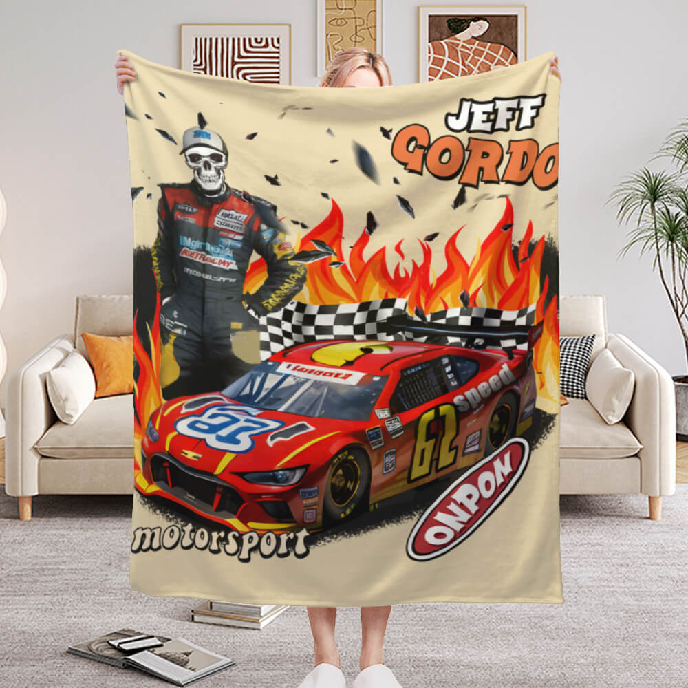 Creative Racing Cool Blanket Soft And Comfortable